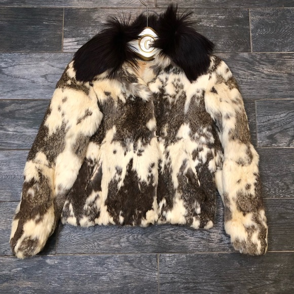 Dino ricco rabbit fur coat Clearance